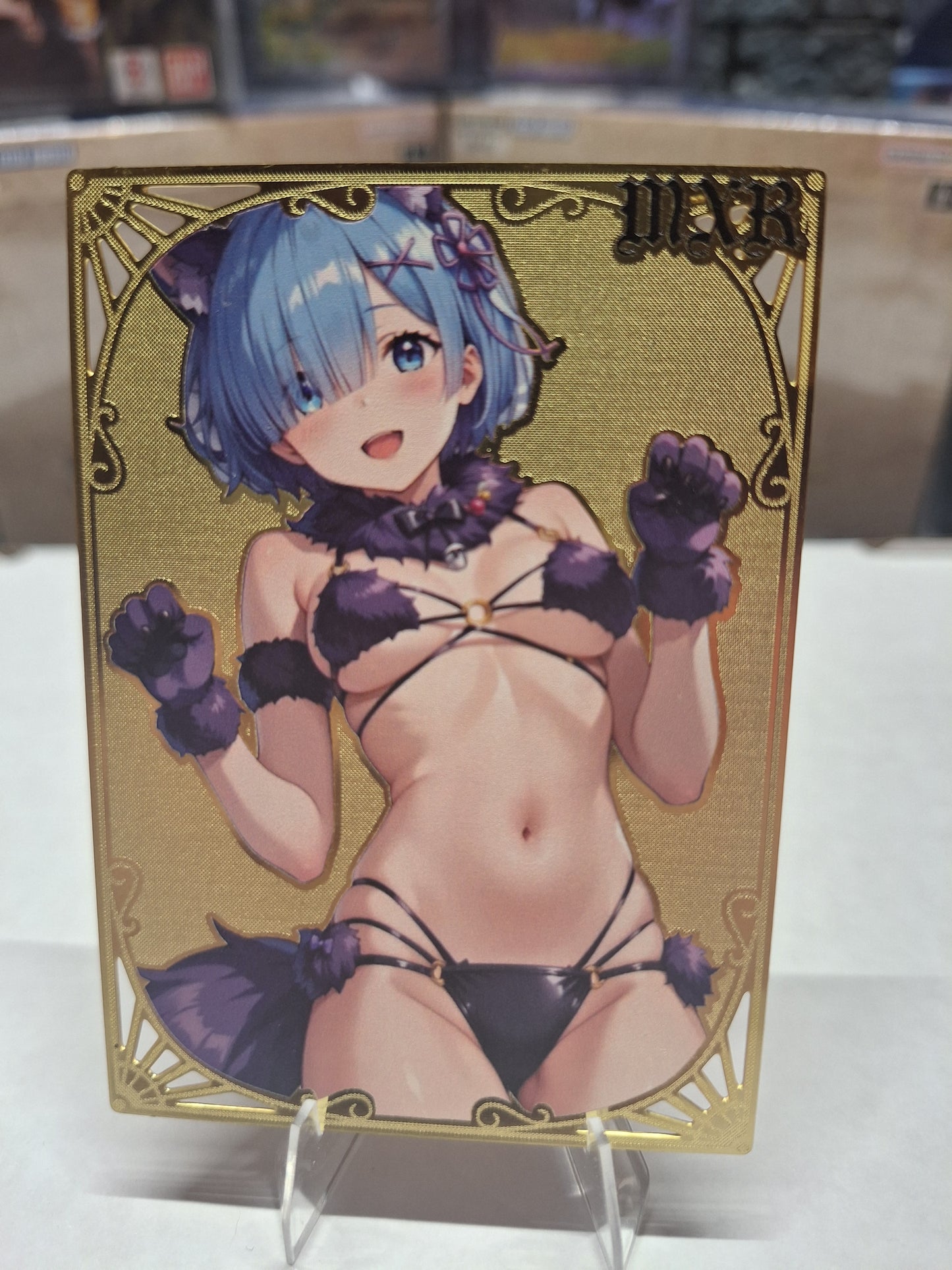 Goddess Story - Metallkarte - Re:Zero - Rem 1