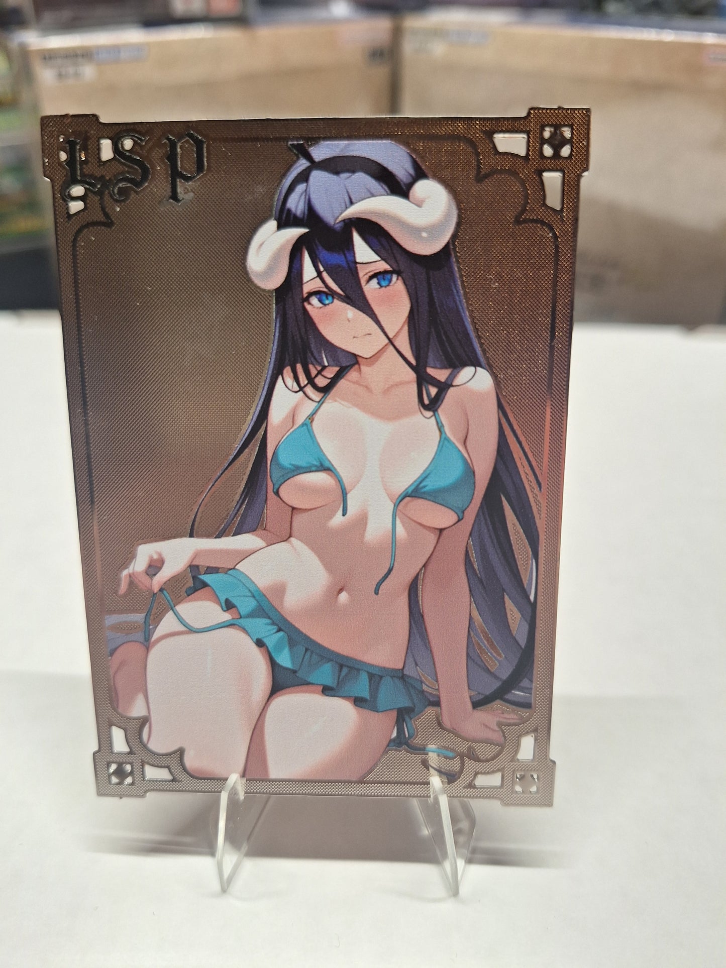 Goddess Story - Metallkarte - Overlord - Albedo