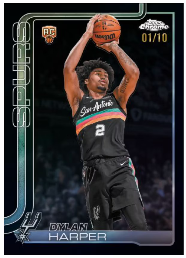 2025-26 Topps Chrome Updates Basketball Value Box