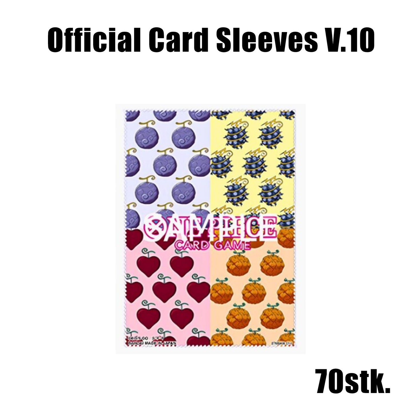 One Piece TCG Card Game - Official Card Sleeves Kouzuki Hiyori Devil Fruits V.10 (70 Stk.)