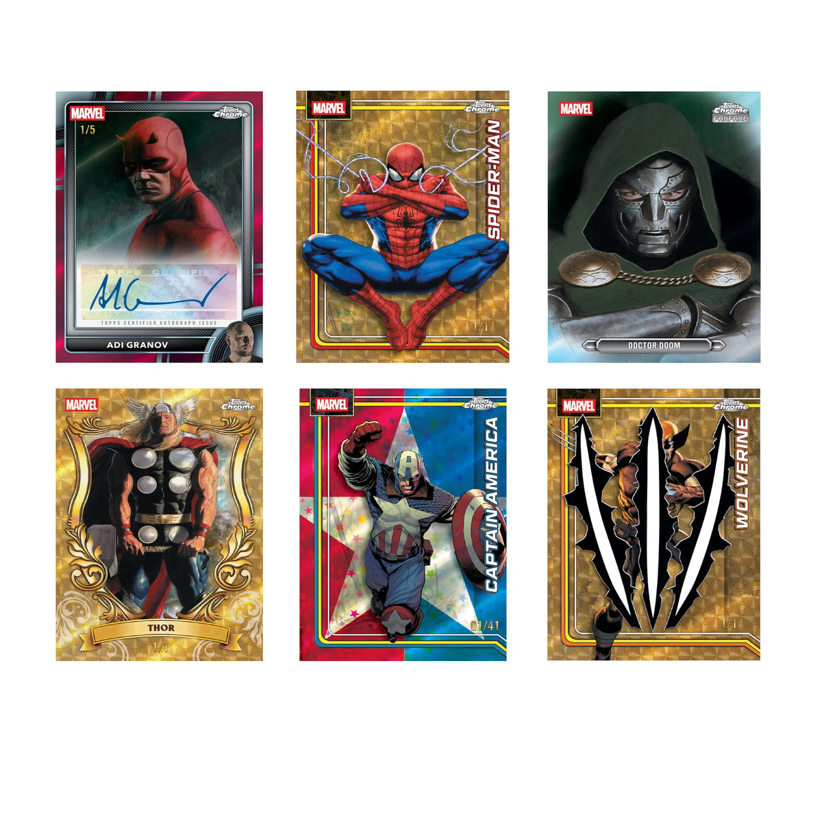 2026 Topps Chrome Marvel Comics Mega Box