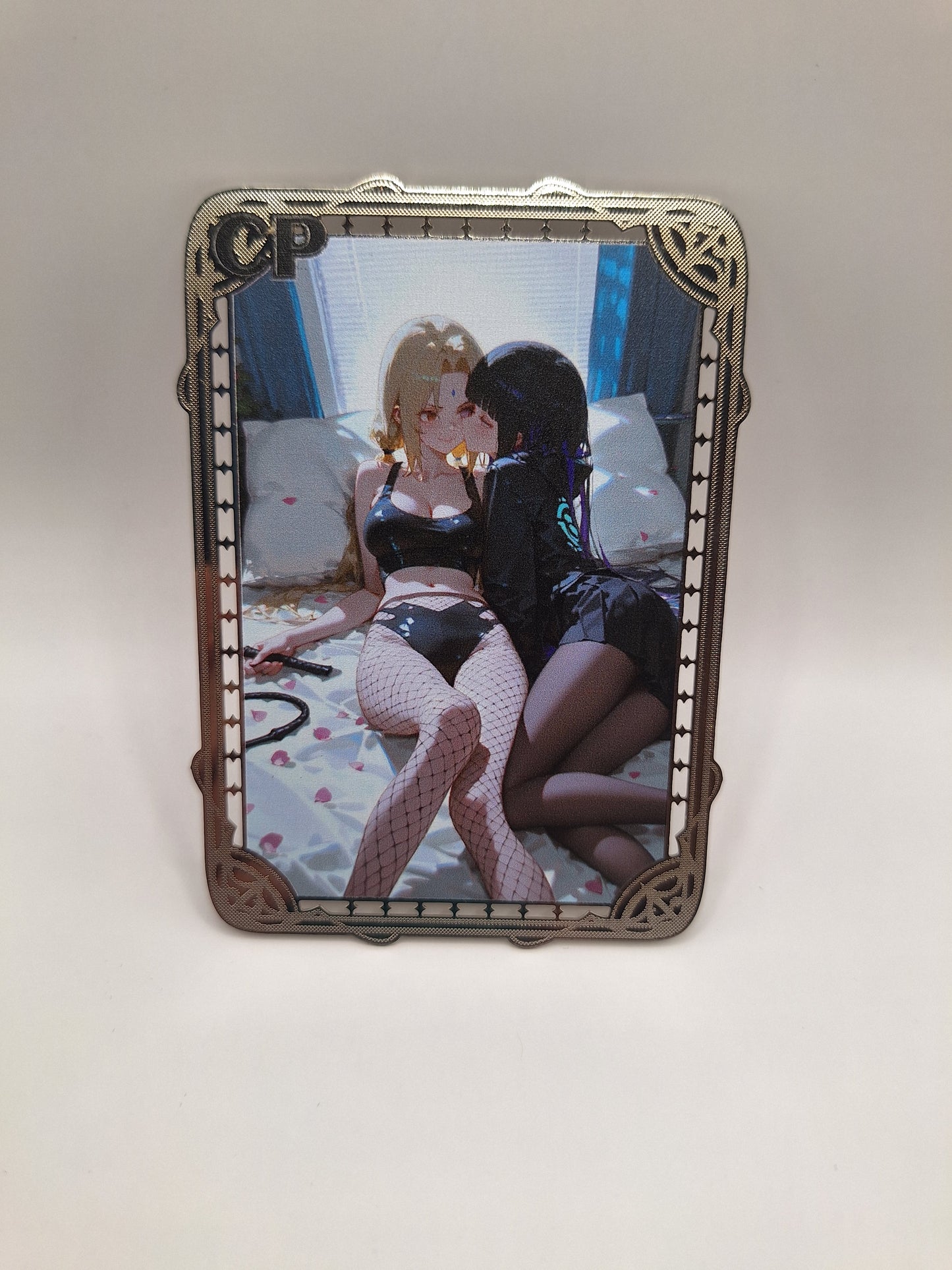 Goddess Story - Metallkarte - Naruto - Hinata + Tsunade
