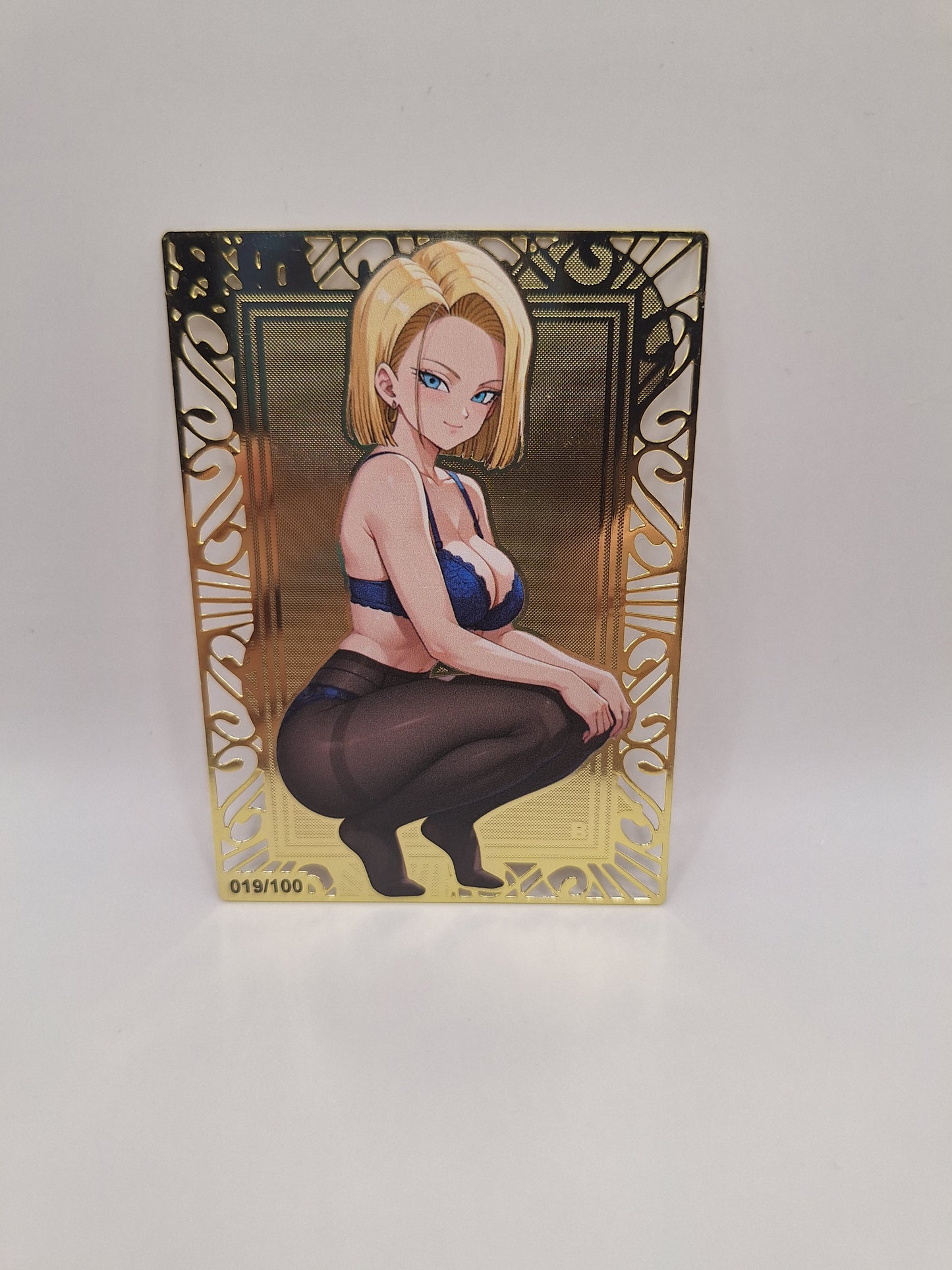 Goddess Story - Metallkarte - Dragon ball - Bulma + C18