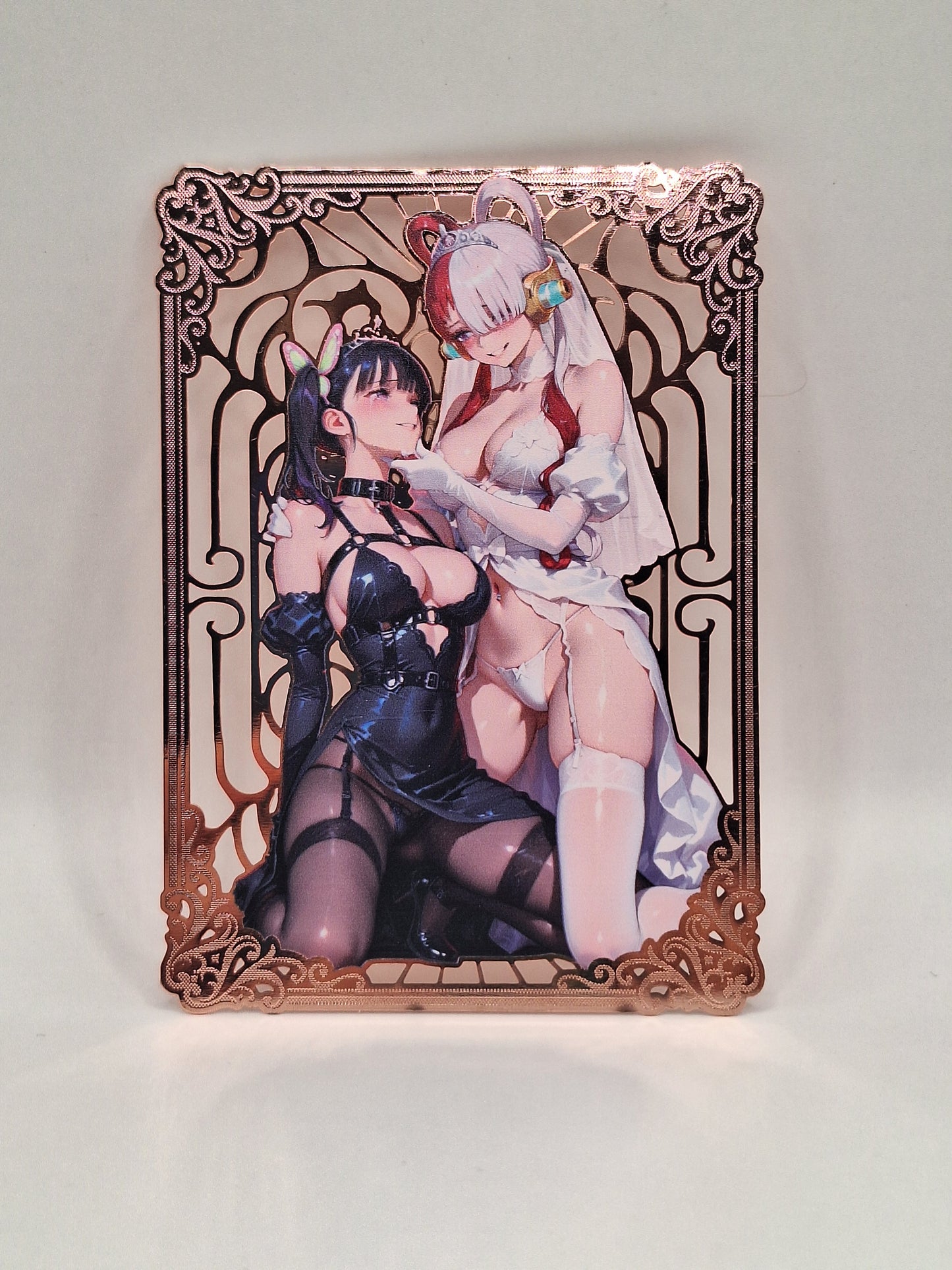Goddess Story - Metallkarte - Demon slayer / One Piece - Tsuyuri Kanao + Uta