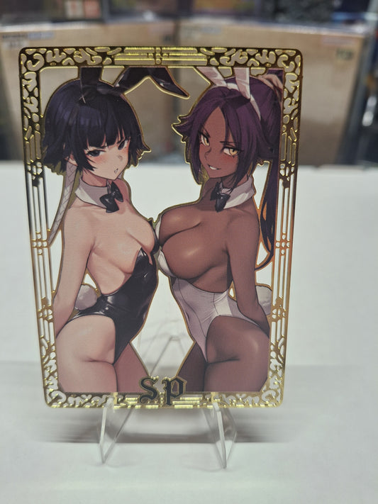 Goddess Story - Metallkarte - Bleach - Soi Fon + Yoruichi Shihouin
