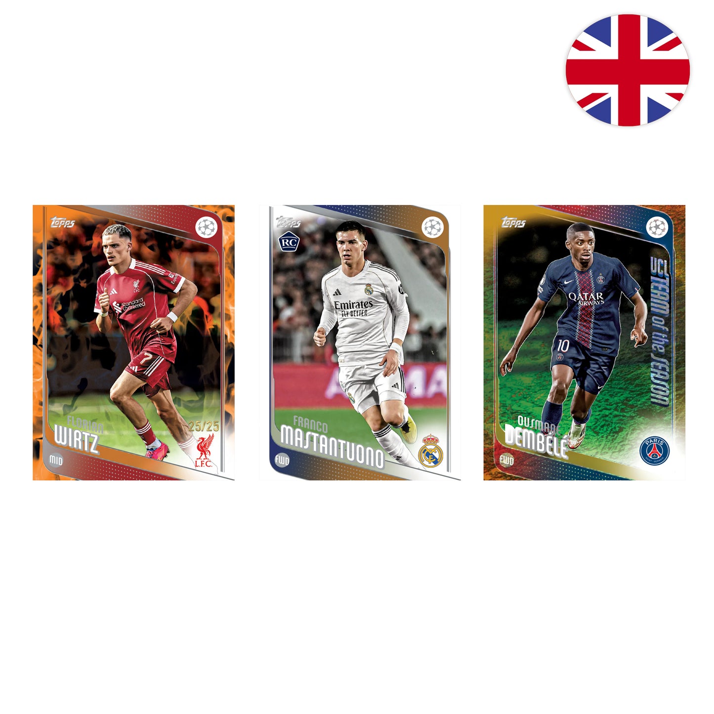 2025-26 Topps Uefa Club Competitions Value Box