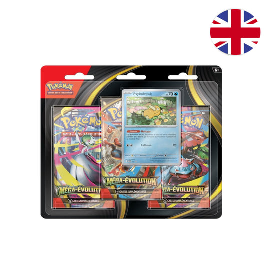 Pokémon Card Game - Mega Evolution (ME01) - 3-Pack Blister [EN] - [PRE ORDER]