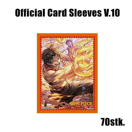 One Piece TCG Card Game - Official Card Sleeves Portgas D.Ace V.10 (70 Stk.)