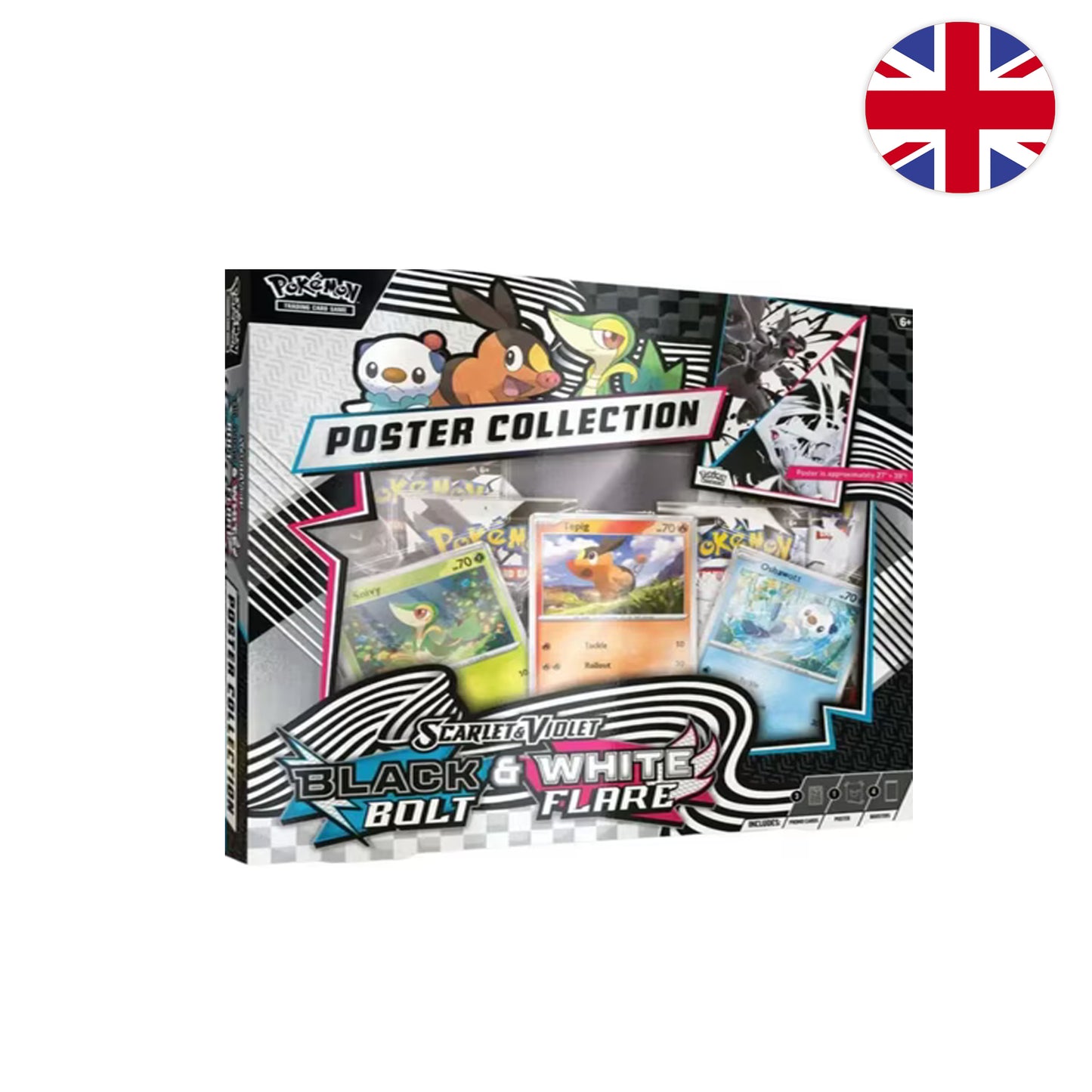 Pokémon Card Game - Black Bolt & White Flare Poster Collection [EN]