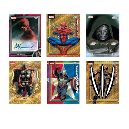 2026 Topps Chrome Marvel Comics Mega Box