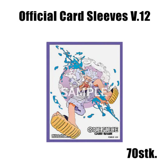One Piece TCG Card Game - Official Card Sleeves Monkey.D.Luffy V.12 (70 Stk.)