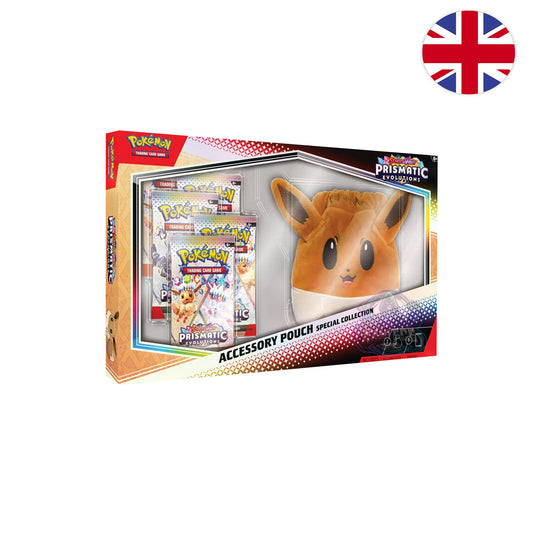 Pokemon Card Game Prismatic Evolutions SV8.5 - Accessory Pouch Special Collection EN [ONLY OVP]