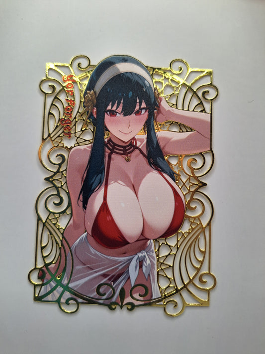 Goddess Story - Metallkarte - Spy x family - Yor Forger 8