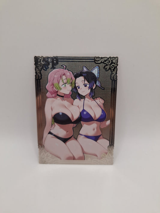 Goddess Story - Metallkarte - Demon slayer - Shinobu Kocho + Mitsuri Kanroji 2