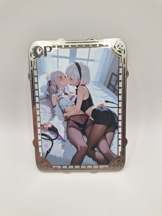 Goddess Story - Metallkarte - Re:Zero - Emilia