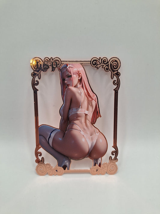 Goddess Story - Metallkarte - Darling in the Franxx - Zero Two 5