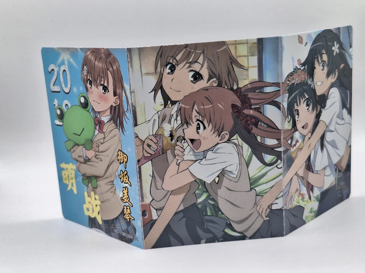 Klappbare Karte / Mikoto Misaka -10M06BW-04