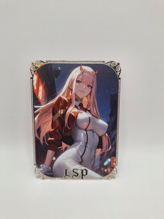 Goddess Story - Metallkarte - Darling in the Franxx - Zero Two 3