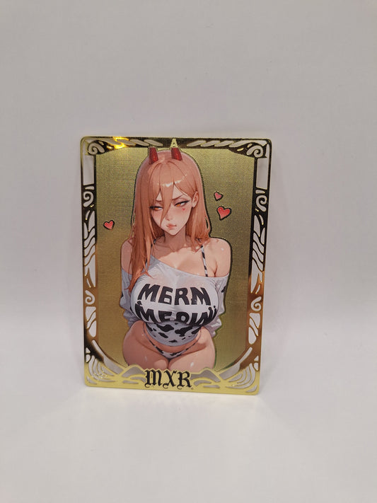 Goddess Story - Metallkarte - Chainsaw man - Power 2