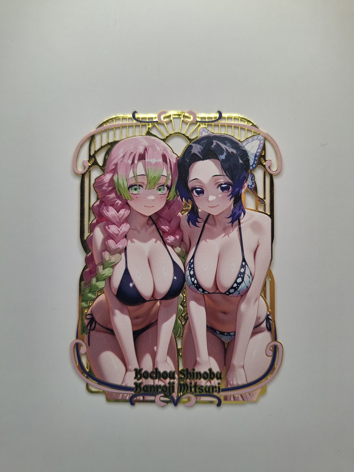 Goddess Story - Metallkarte - Demon slayer - Shinobu Kochou + Mitsuri Kanroji 2