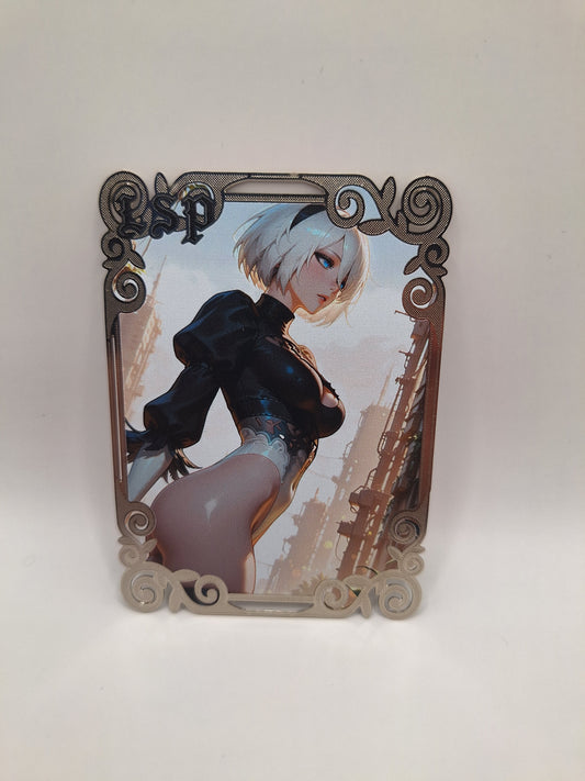Goddess Story - Metallkarte - Nier:automata - Yorha 2