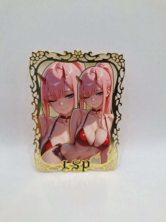 Goddess Story - Metallkarte - Darling in the Franxx - Zero Two 4